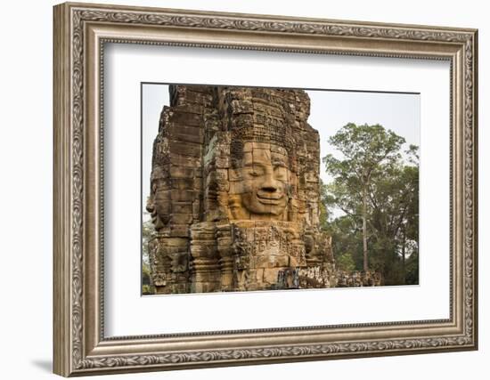 Bayon Temple, Angkor Wat, Siem Reap, Cambodia-Paul Souders-Framed Photographic Print