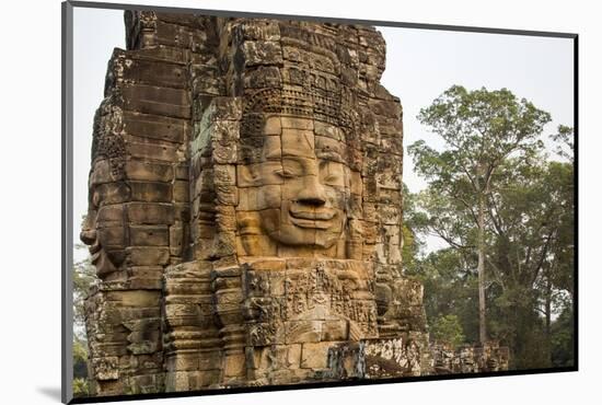 Bayon Temple, Angkor Wat, Siem Reap, Cambodia-Paul Souders-Mounted Photographic Print