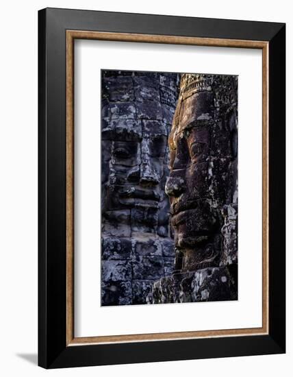 Bayon Temple, Built in 12th to 13th Century by King Jayavarman Vii, Angkor-Nathalie Cuvelier-Framed Photographic Print