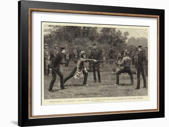 Bayonet-Fighting at Aldershot-Frank Dadd-Framed Giclee Print