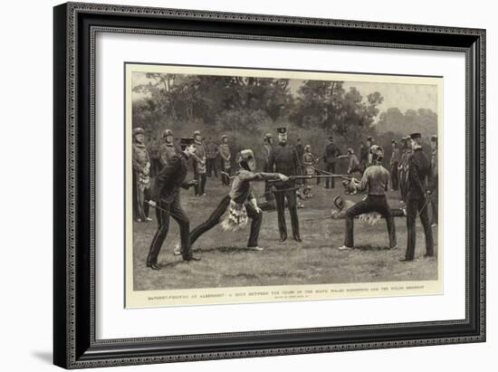 Bayonet-Fighting at Aldershot-Frank Dadd-Framed Giclee Print