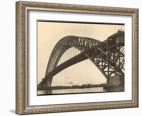 Bayonne Bridge and the Port of Ny-Margaret Bourke-White-Framed Photographic Print