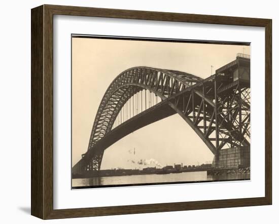Bayonne Bridge and the Port of Ny-Margaret Bourke-White-Framed Photographic Print