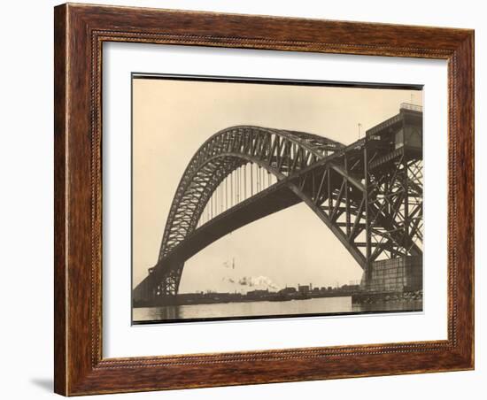 Bayonne Bridge and the Port of Ny-Margaret Bourke-White-Framed Photographic Print