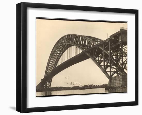 Bayonne Bridge and the Port of Ny-Margaret Bourke-White-Framed Photographic Print