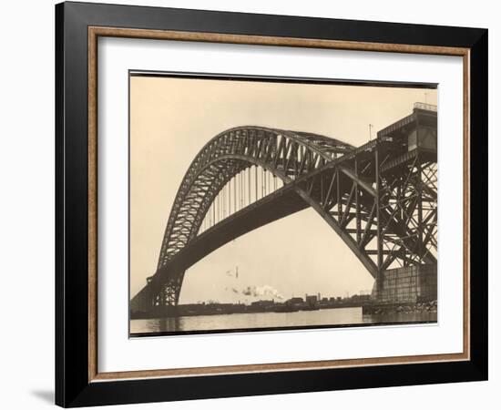 Bayonne Bridge and the Port of Ny-Margaret Bourke-White-Framed Photographic Print