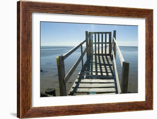 Bayou La Batre, Alabama- Jetty-Natalie Tepper-Framed Photo