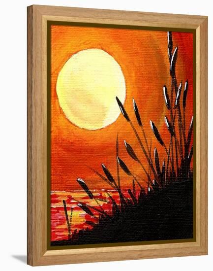 Bayou Moon-Cindy Thornton-Framed Stretched Canvas