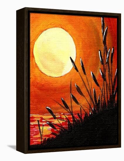 Bayou Moon-Cindy Thornton-Framed Stretched Canvas