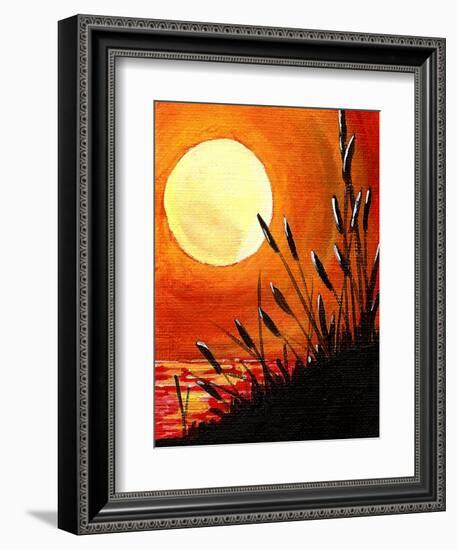 Bayou Moon-Cindy Thornton-Framed Art Print