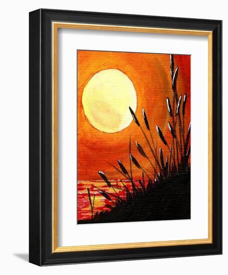 Bayou Moon-Cindy Thornton-Framed Art Print