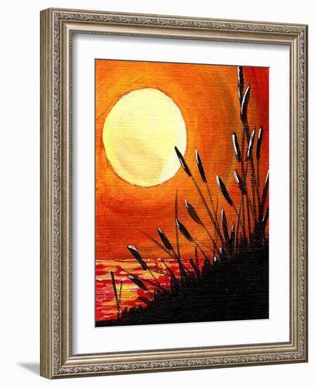 Bayou Moon-Cindy Thornton-Framed Art Print