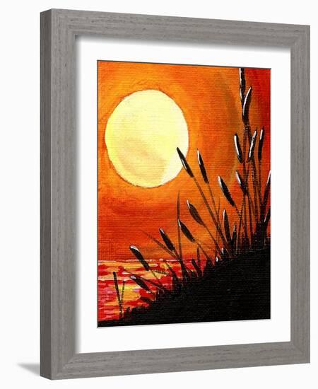 Bayou Moon-Cindy Thornton-Framed Art Print