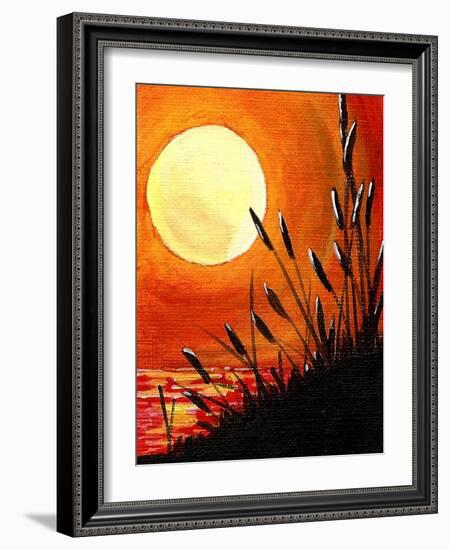 Bayou Moon-Cindy Thornton-Framed Art Print