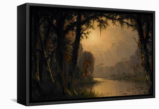 Bayou Teche, Louisiana, 1883-Joseph Rusling Meeker-Framed Premier Image Canvas