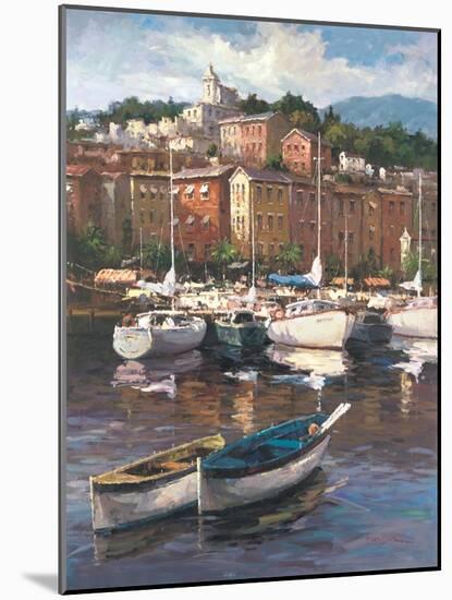 Bayside Harbor II-Furtesen-Mounted Art Print