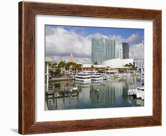 Bayside Marketplace and Marina, Miami, Florida, United States of America, North America-Richard Cummins-Framed Photographic Print