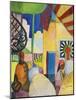 Bazaar, 1914-August Macke-Mounted Giclee Print