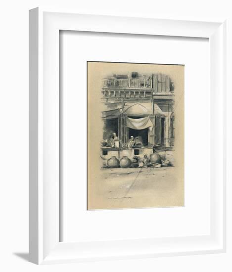 'Bazaar at Delhi', 1903-Mortimer L Menpes-Framed Giclee Print