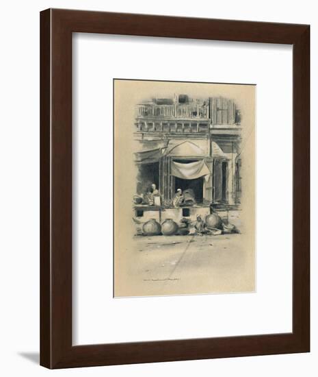 'Bazaar at Delhi', 1903-Mortimer L Menpes-Framed Giclee Print