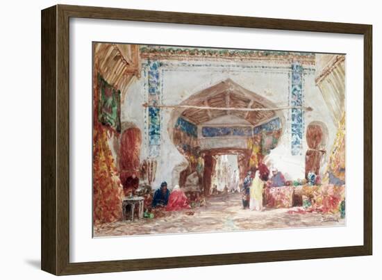 Bazaar in Constantinople-Felix Ziem-Framed Giclee Print