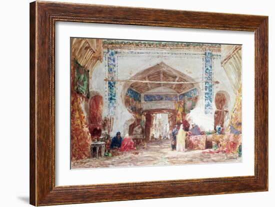 Bazaar in Constantinople-Felix Ziem-Framed Giclee Print