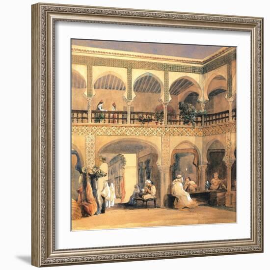 Bazaar in Orleans, 1840S-Théodore Chassériau-Framed Giclee Print