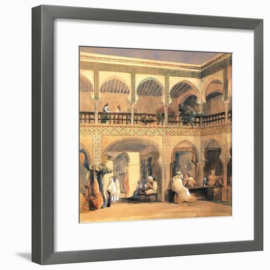 Bazaar in Orleans, 1840S-Théodore Chassériau-Framed Giclee Print