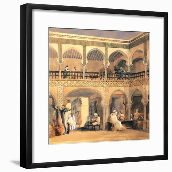 Bazaar in Orleans, 1840S-Théodore Chassériau-Framed Giclee Print