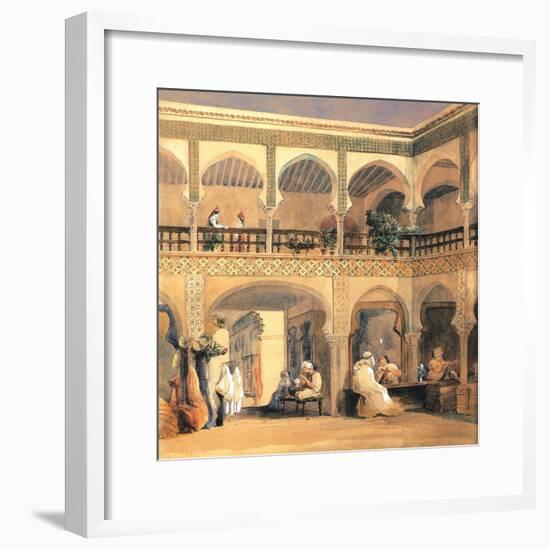 Bazaar in Orleans, 1840S-Théodore Chassériau-Framed Giclee Print