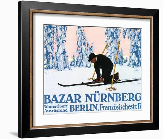 Bazar Nurnberg-Carl Kunst-Framed Art Print