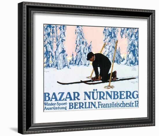 Bazar Nurnberg-Carl Kunst-Framed Art Print