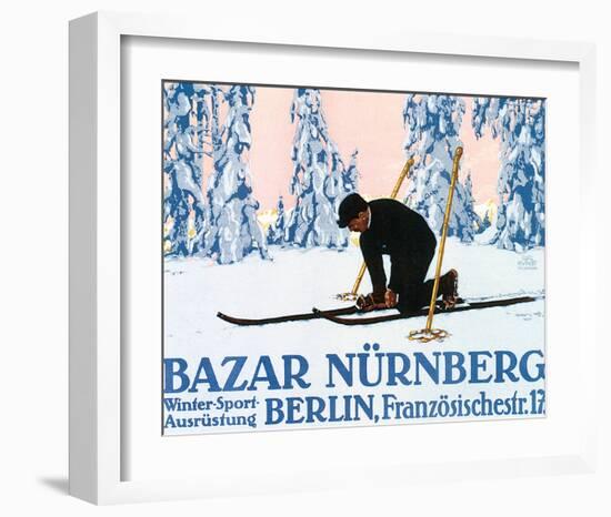 Bazar Nurnberg-Carl Kunst-Framed Art Print