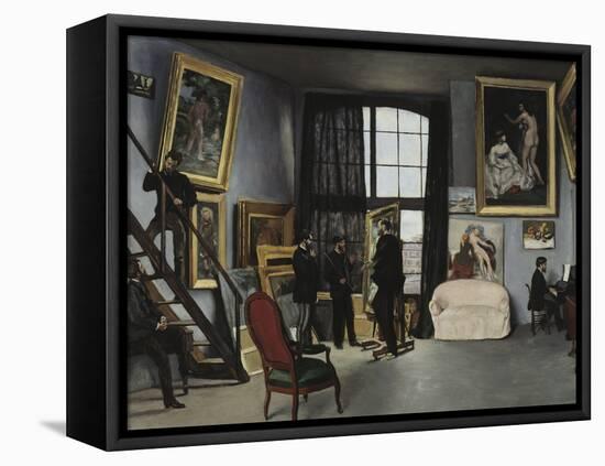 Bazille's Studio, c.1870-Frederic Bazille-Framed Premier Image Canvas