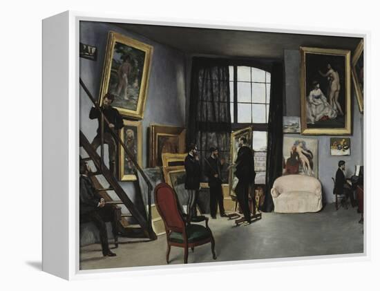Bazille's Studio, c.1870-Frederic Bazille-Framed Premier Image Canvas