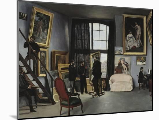 Bazille's Studio, c.1870-Frederic Bazille-Mounted Giclee Print