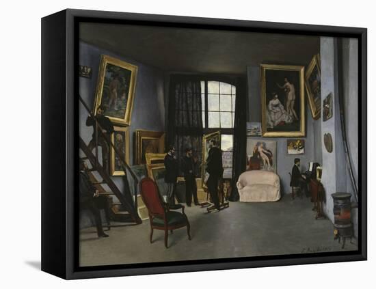 Bazille's Studio, c.1870-Frederic Bazille-Framed Premier Image Canvas