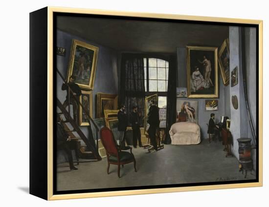 Bazille's Studio, c.1870-Frederic Bazille-Framed Premier Image Canvas