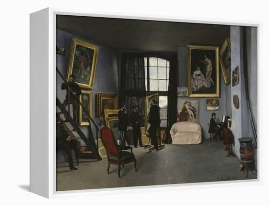 Bazille's Studio, c.1870-Frederic Bazille-Framed Premier Image Canvas