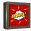 Bazinga! Comic Speech Bubble, Cartoon-jirawatp-Framed Stretched Canvas