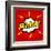 Bazinga! Comic Speech Bubble, Cartoon-jirawatp-Framed Art Print