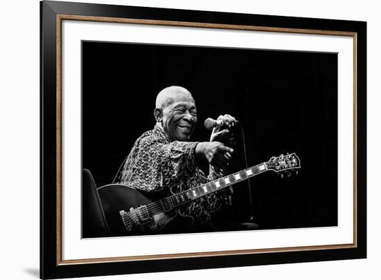 BB King-Alice Lorenzini-Framed Art Print