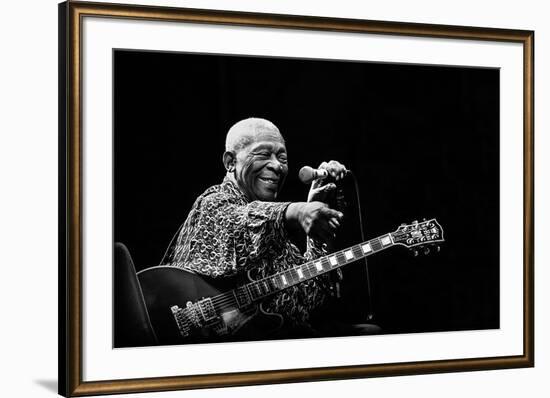 BB King-Alice Lorenzini-Framed Art Print