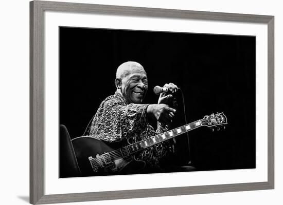 BB King-Alice Lorenzini-Framed Art Print