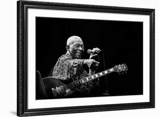 BB King-Alice Lorenzini-Framed Art Print