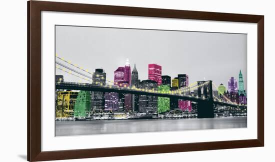 BB Night: Pier 17-Anne Valverde-Framed Art Print