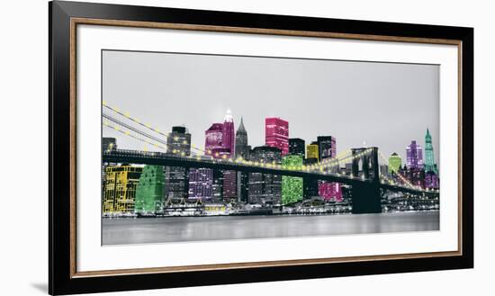 BB Night: Pier 17-Anne Valverde-Framed Art Print