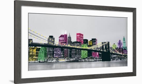 BB Night: Pier 17-Anne Valverde-Framed Art Print