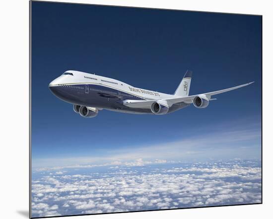 BBJ MAX 8 based on the 737 MAX 8-null-Mounted Premium Giclee Print