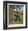 BBQ-Sterling Brown-Framed Art Print